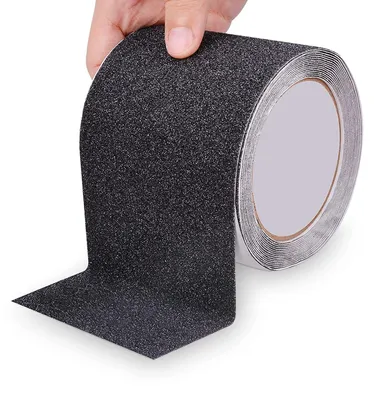 Antislipband für Treppen, 10 cm x 5 m, PVC, schwarz