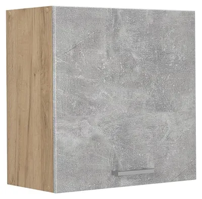Productafbeelding van Hangkast Vicco R-Line Beton/Goudkleurig Eiken 60 cm met 1 deur, Model 65807