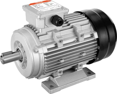 Image de 2,2kW moteur électrique 2890tr/min AC 400V 50Hz 4,7A triphasé 24mm arbre cannelé