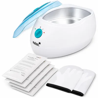Produktbild von Pulox Paraffin Wachsbad Paraffinbad + 4x Wachs
