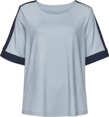 Produktbild von VIVANCE Kurzarmshirt hellblau-marine Größe 32/34