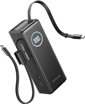 Zdjęcie produktu dla EcoFlow EF-RAPID25K100W-B-EU, 25000 mAh, Czarny