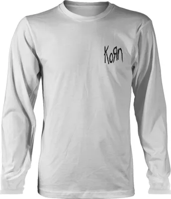 Image de Korn - "Requiem" T-shirt unie homme/femme manches longues PH2462 (S) (Blanc)
