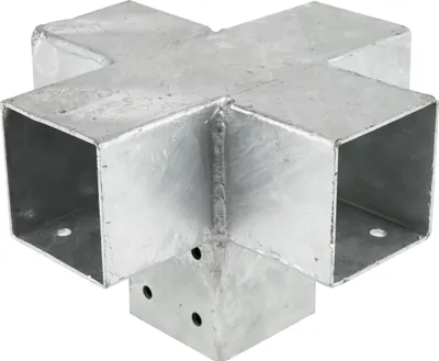 Image de Raccord d'angle pour pergola pour poteaux 7 x 7 cm Modèle en croix - Par pièce