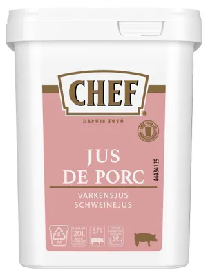 CHEF Schweinejus hochwertige, konzentrierte Sauce getrocknet 600g