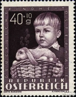 Produktbild von Briefmarken Österreich 1949 Mi 929 gestempelt Glückl. Kindheit