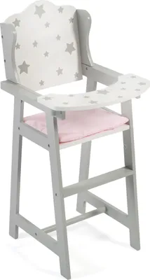 Produktbild von Bayer Chic 2000 501 95 Puppen-Hochstuhl Stars grau
