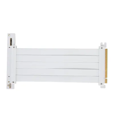 Produktbild von Kábel PCIE 4.0 X16 Riser, vysokorýchlostný kábel PCIE 4.0 X16 Riser, predlžovací kábel PCIE 4.0 X16, 90-stupňový predlžovací kábel PCIE 4.0, flexibilný kábel GPU Riser, predlžovací kábel grafickej karty