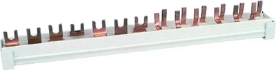 Produktbild von Eaton Blockverschienung, 12TE, Gabel/Stift, 10 mm², 63A, inkl. Endkappen, 1 Stk.