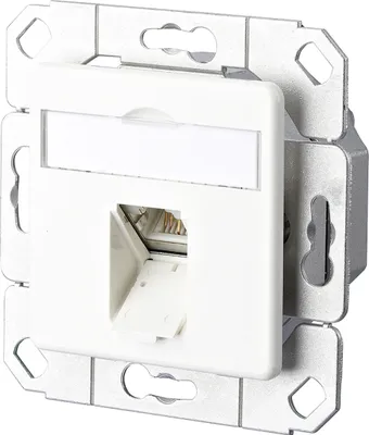 Produktbild von METZ CONNECT E-DAT C6A 1 Port UPk, reinweiß