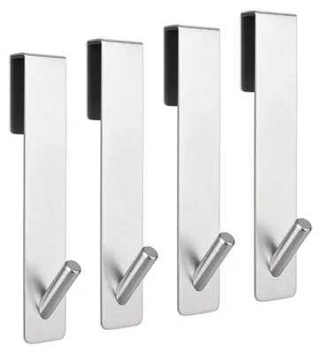 Produktbild von Duschhaken Set 4er-Set Ohne Bohren Glasduschtür Edelstahl