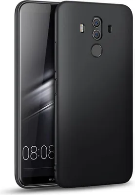 Produktbild von Conie TPU Schutzhülle für Huawei Mate 10 Pro Tasche Case Cover Bumper Silikon Hülle in Schwarz matt