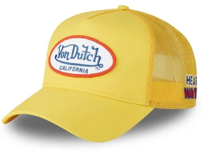 Produktbild von Von Dutch Originals Trucker Cap - 3-COLOR Poly Baseball Mesh Yellow