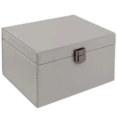 Produktbild von Keyless Go Schutz Autoschlüssel Faraday Box Schwarz Gross RFID Diebstahlschutz Graue Box mit Schwarzem Verschluss Schachtel / KORUMA®