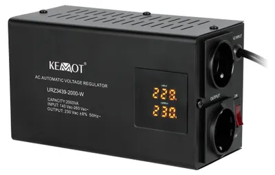 Productafbeelding van Automatische spanningsregelaar KEMOT SER-2000-W, precisie 8%