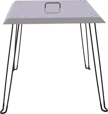 Produktbild von Feuergrube Wärmeabweiser Edelstahl klappbar Grubenabdeckung mit Tragegriff  für Feuerschale Feuerstelle (61x61x61cm)