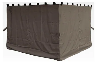 Produktbild von 4 Seitenteile für Pavillon Paris 3x4 m in Taupe