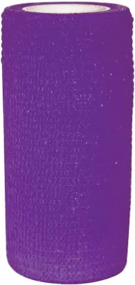 Produktbild von Selbstklebende Pferdedressurbandage in Violett, 10 cm x 45 m lang.