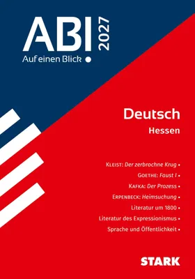 Produktbild von STARK Deutsch - Abi - Auf einen Blick! 2027 Hessen