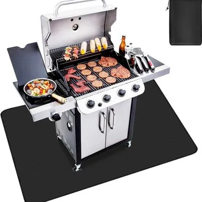 Produktbild von Grillmatte – BBQ-Matte – 127 x 97 cm – Schutzmatte – rutschfest