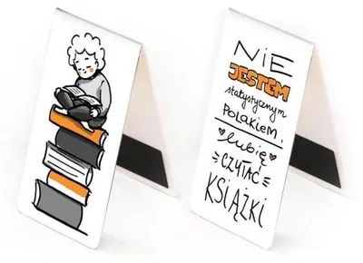 Obrázok produktu pre Magnetická záložka do knihy Niestatystyczny Polak (Nestatistický Poliak)