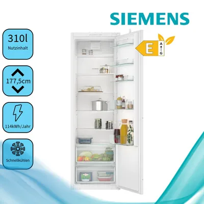 Produktbild von Siemens KI81RNSE0 Vollraumkühlschrank  114 kWh/Jahr  Inhalt Kühlbereich 310 Liter  Einbau