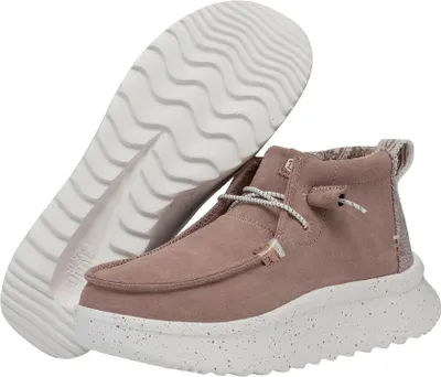 Produktbild von hey dude Wendy Peak Hi Suede Blush 41