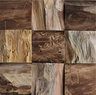 Produktbild von HO-013 - 1 Teak Holz Paneele Wandverkleidung Holz Wandverblender - Fliesen Lager Verkauf Stein-Mosaik Herne NRW