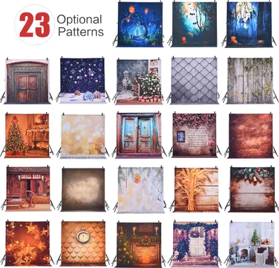 Image de Andoer 1.5 * 2m Fond photographique Impression numérique Hallowmas Halloween Pumpkin Graveyard Pattern for Photo Studio