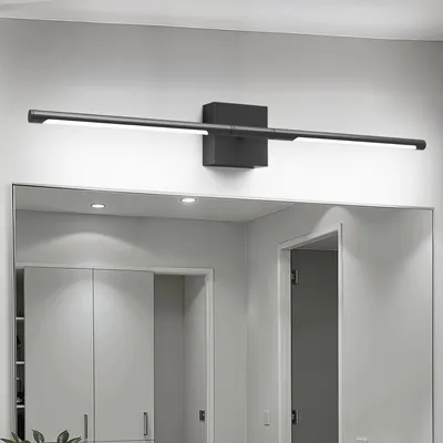Produktbild von Wandleuchte mit Rohrdesign und Akku 10000mAh, Schwarz