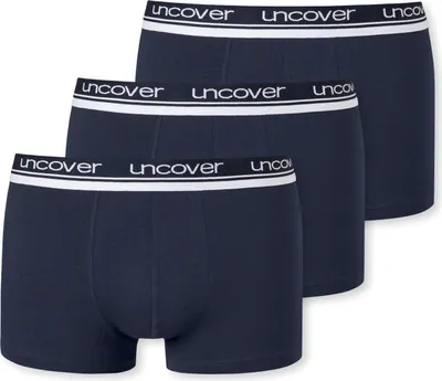 Produktbild von Schiesser Herren 3 er Pack Shorts Gr. 3XL dunkelblau
