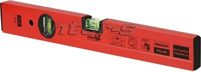 Zdjęcie produktu dla Poziomica aluminiowa 80 cm Motive Red