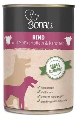 Produktbild von Bonali Nassfutter Rind 400g