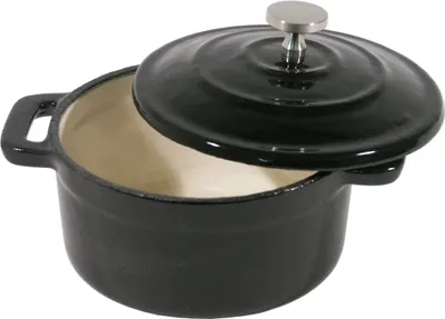 Produktbild von Mini-Cocotte, rund 0,25 l / schwarz