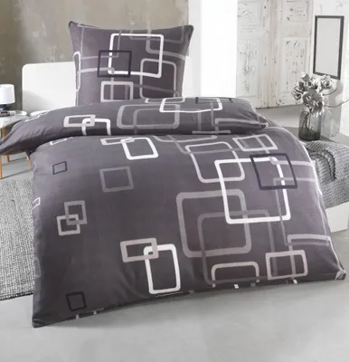 Produktbild von Warme Winter Microfaser Thermo Fleece Bettwäsche 135x200 155x220 200x200 Moderne, Größe:135 x 200 cm, Design - Motiv:Design 8