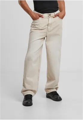 Imagen del producto de Pantalones vaqueros para hombre Urban Classics estilo años 90, color blanco, lavado desgastado - talla 32