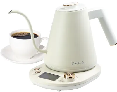Produktbild von Digitaler Wasserkocher mit Schwanenhals und Temperaturregelung, 1100 W, 1 l
