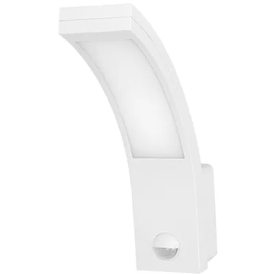 Produktbild von PYRYT LED 10W 4000K Außenwandleuchte mit Bewegungsmelder, weiß