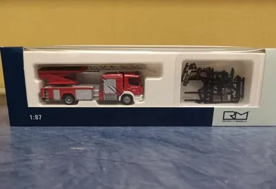 Produktbild von Rietze MB Atego Magirus \'2019 DLK Feuerwehr Ergolding 71635