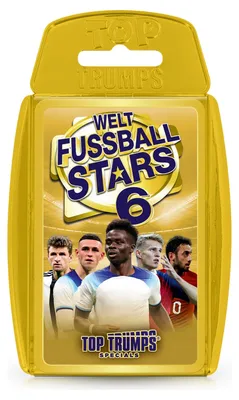 Image de Top Trumps - Weltfußballstars 6 jeu de cartes jeu de quatuor football
