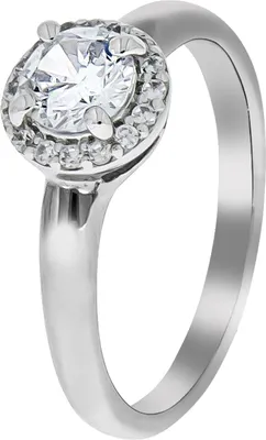 Produktbild von V Ring 925/- Sterling Silber weiß 052 (16,6) Zirkonia weiß 360272266