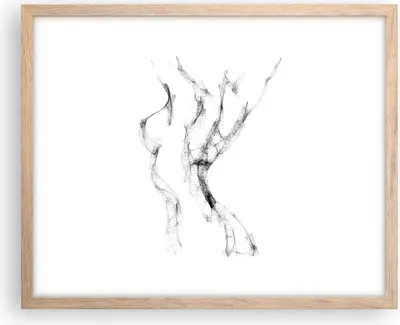 Produktbild von Gerahmtes Poster - Rahmen in heller Eiche - Frau Körper Nacktheit - 50x40 cm - Wand Bild - Wanddeko - Wandbilder - Kunstposter - Wandposter - Bilderrahmen - Bilder - Kunstdruck - P2NAA50x40-4938