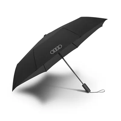 Produktbild von Original Audi Taschenschirm, Regenschirm Automatikschirm schwarz