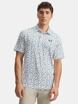 Produktbild von Under Armour Playoff 3.0 Printed Kurzarm-poloshirt Weiß M / Regular Mann Weiß M