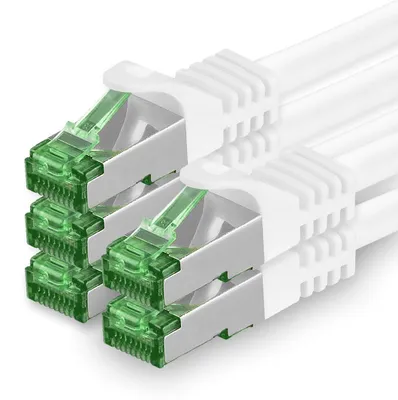Produktbild von 1aTTack.de 5 M Cat.7 Netzwerk-Kabel 5 Stück Cat7 Patch-Kabel Lan-Kabel Ethernet