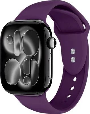 Zdjęcie produktu dla Crong CRG44LQBPLM, Pasek od zegarka, Apple, 44/45/46/49 mm, Silikon, 205 mm