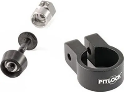 Produktbild von Pitlock Set 14 Sicherung Sattelstütze Sattelstange schwarz Schelle = 28.6mm
