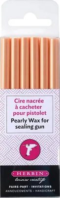 Produktbild von Wachsstangen 6er Pack orange J.Herbin Bastelwachs Modell-Nr