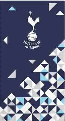 Obrázek produktu pro Tottenham Hotspur FC - osuška, Particle TA12937 (jedna velikost) (modrá/bílá/šedá)
