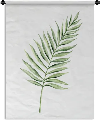 Produktbild von MuchoWow® Wandteppich Wandbehang Pflanze - Aquarell 60x80 cm Tapisserie Dekoration Wandtuch - Decke - Wandtücher - Wohne